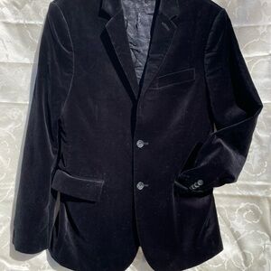 Men's Express Black Velvet Blazer